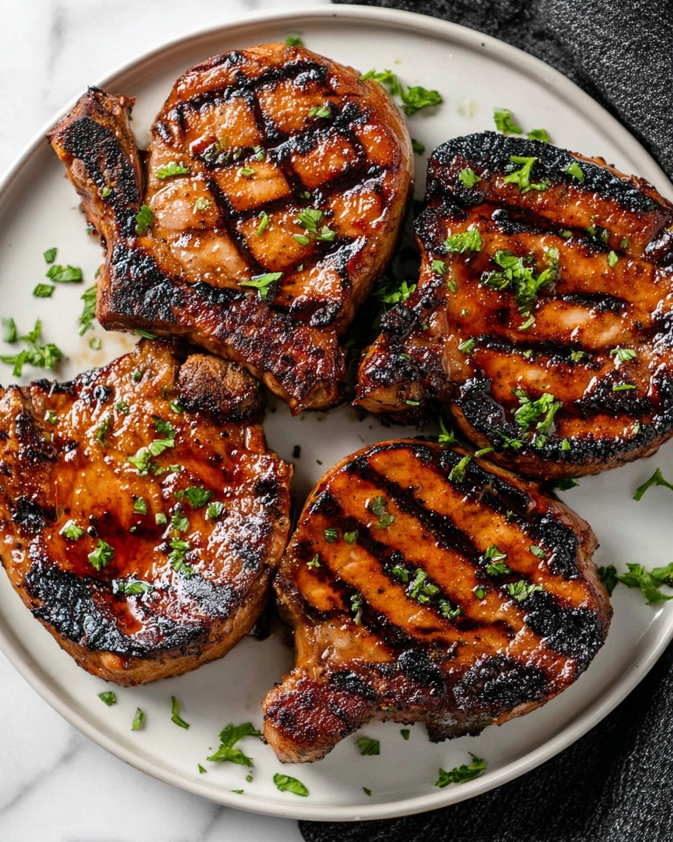 Easy Grilled Pork Chops Recipe - Recipe Image