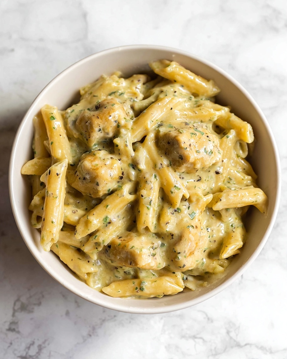 Super Easy Chicken Pesto Pasta Recipe - Recipe Image