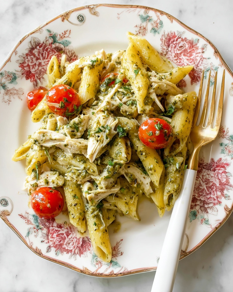 Chicken Pesto Pasta Salad Recipe - Recipe Image
