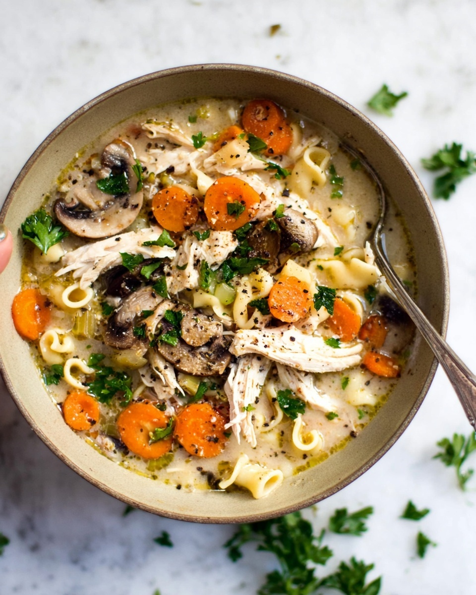 Chicken Mushroom Soup Recipe - Recipe Image