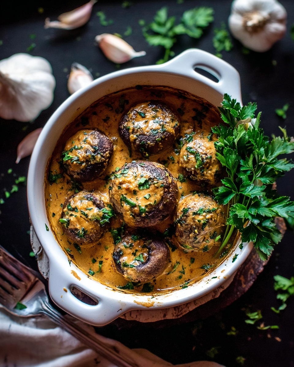 Paprika Chicken Meatballs in Creamy Sauce Recipe - Recipe Image