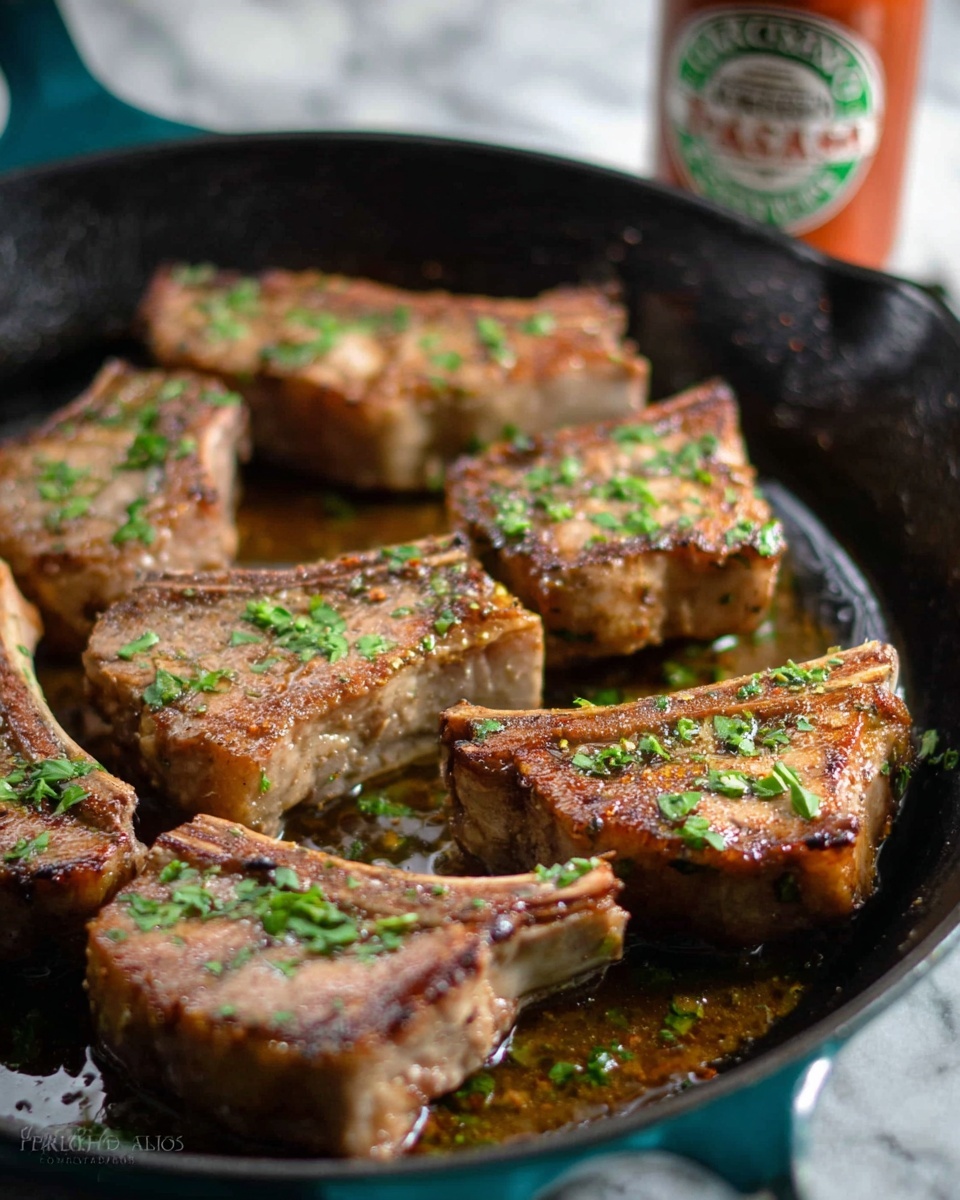 Garlic and Herb Crusted Lamb Chops Recipe - Recipe Image