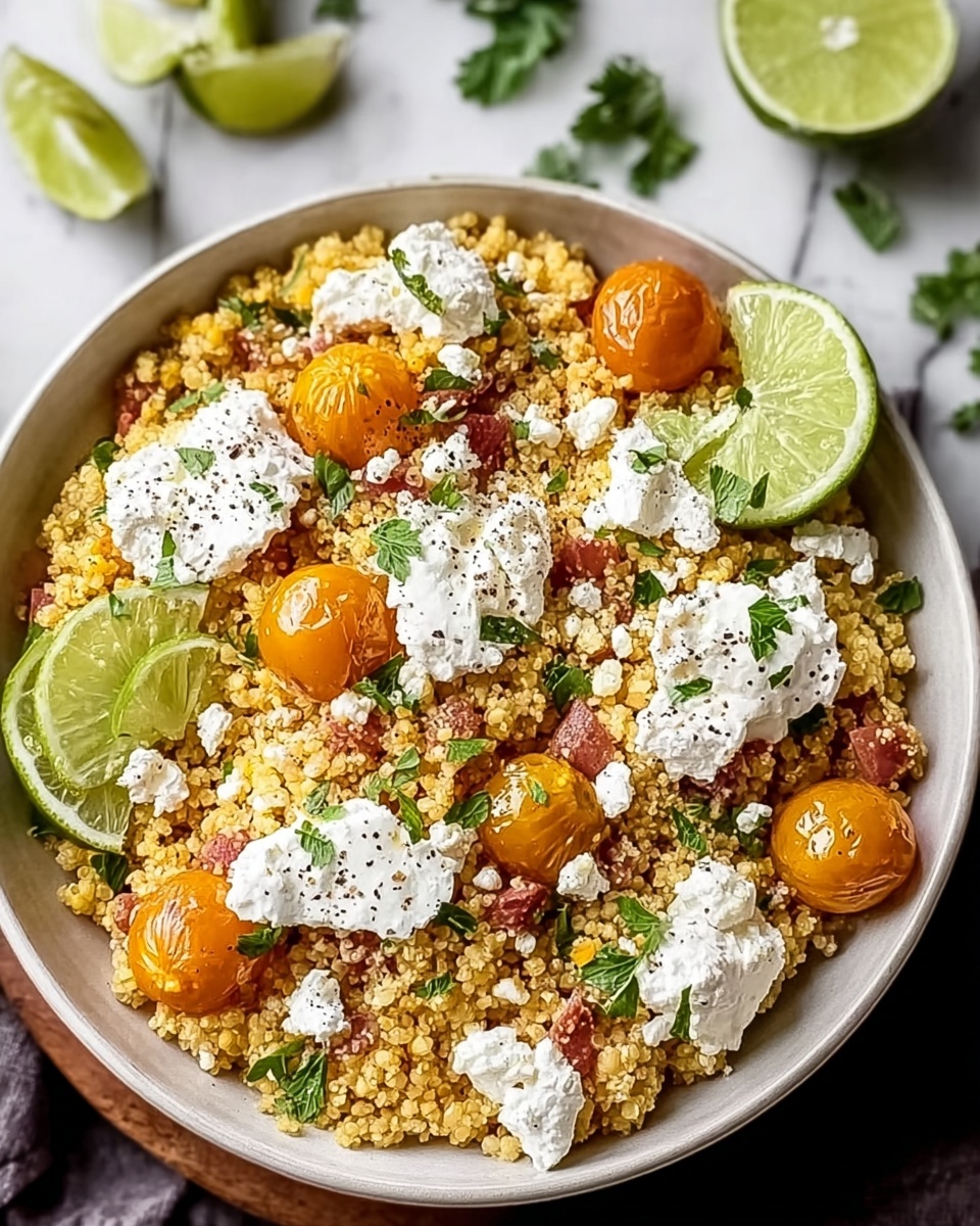 Dairy-Free Mexican Street Corn Quinoa Salad Recipe - Recipe Image