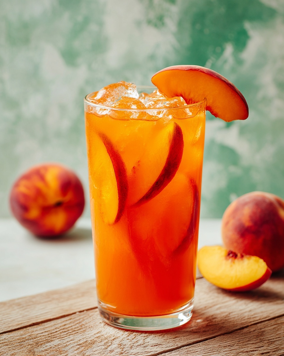 Peach Lemonade: A Refreshing Summer Drink Recipe - Recipe Image