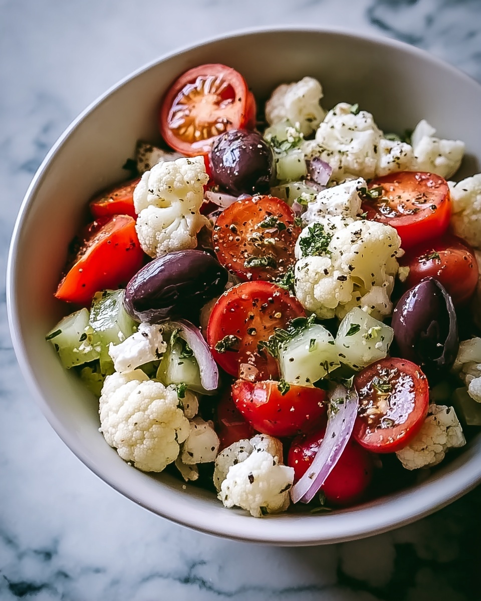 Sicilian Cauliflower Salad: A Flavorful Mediterranean Delight Recipe - Recipe Image