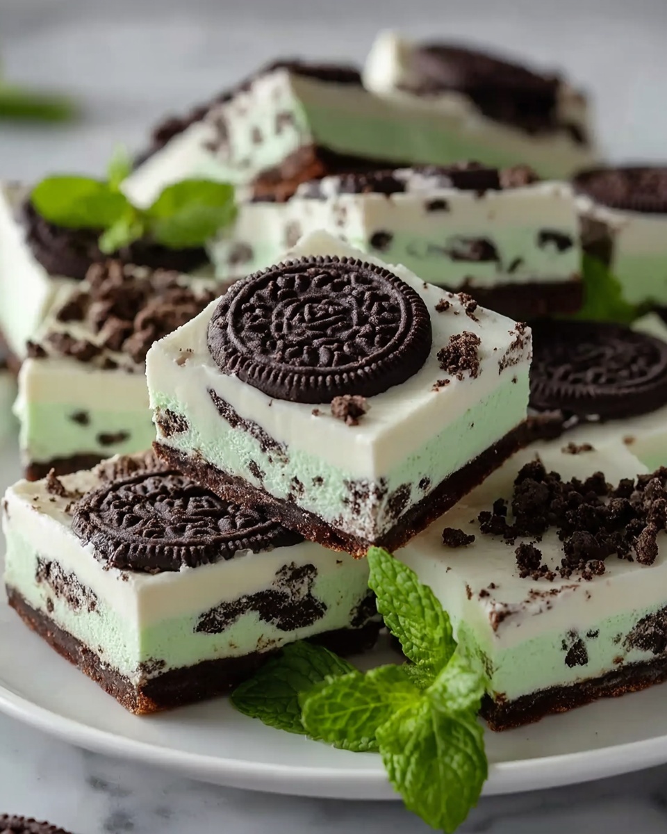 Easy and Irresistible Mint Oreo Bark You Can Make in Minutes Recipe - Recipe Image