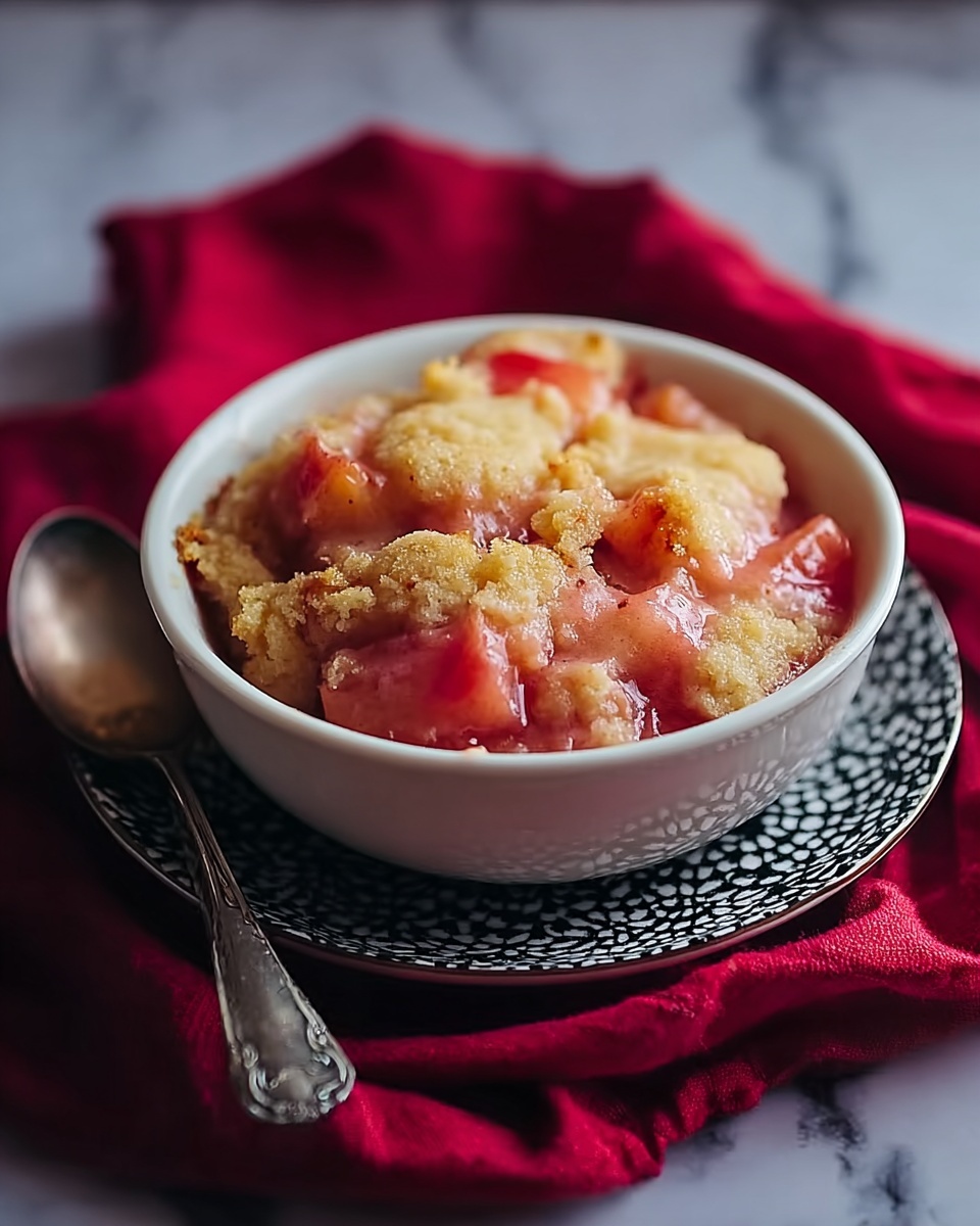 Rhubarb Pudding Cake Recipe - Recipe Image