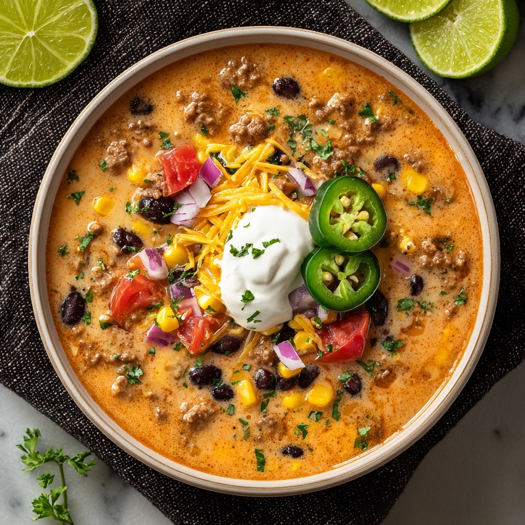 Ultimate Creamy Taco Soup Recipe - Recipe Image