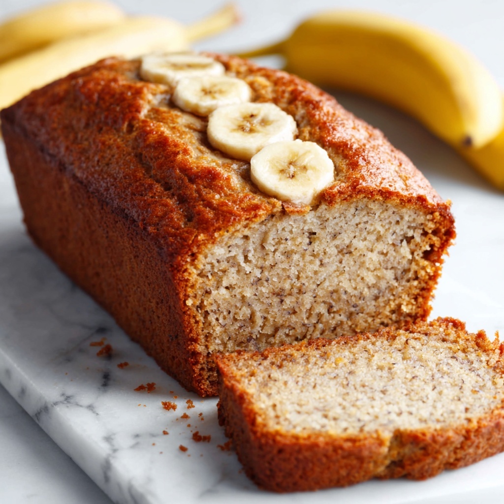 Easy 3-Ingredient Banana Bread: Moist, Quick & Beginner-Friendly Recipe - Recipe Image
