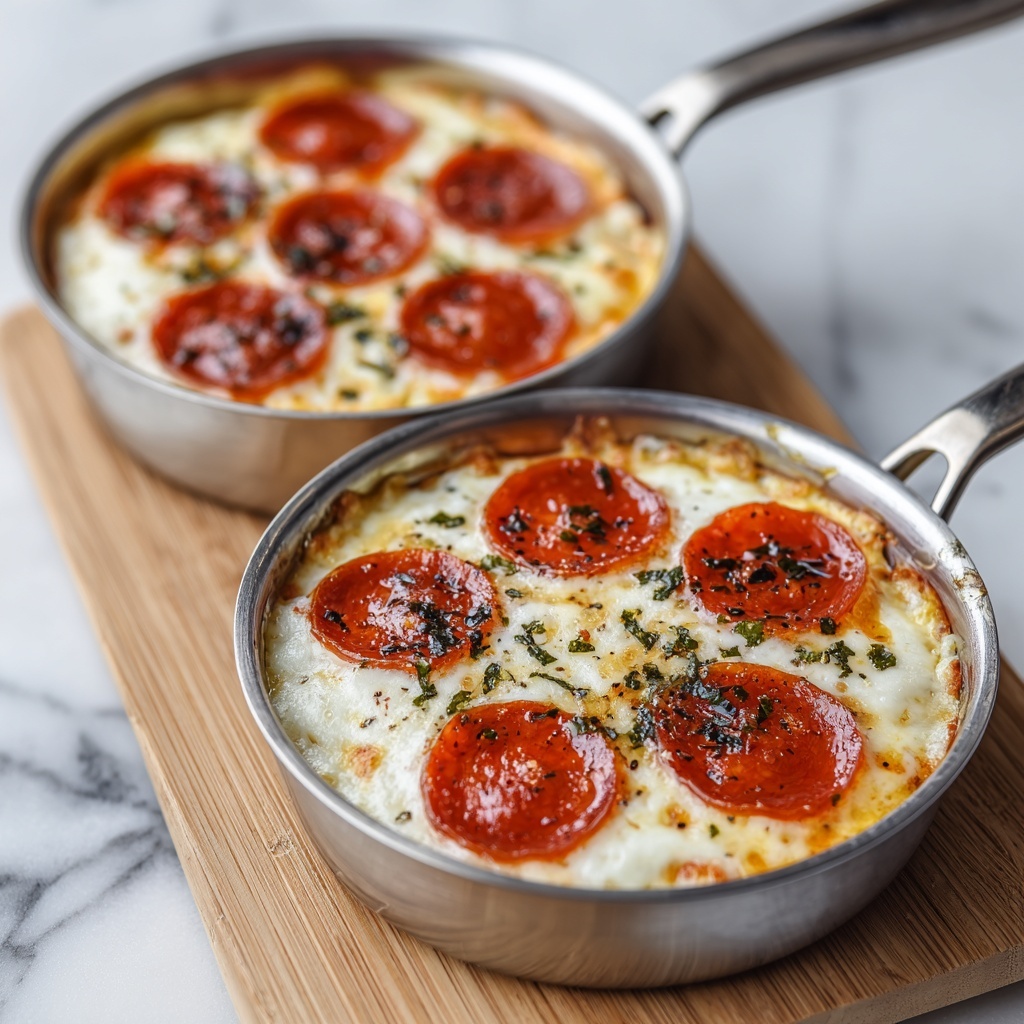 High-Protein Cottage Cheese Pizza Bowls: Low-Carb, Cheesy & Meal Prep Friendly Recipe - Recipe Image