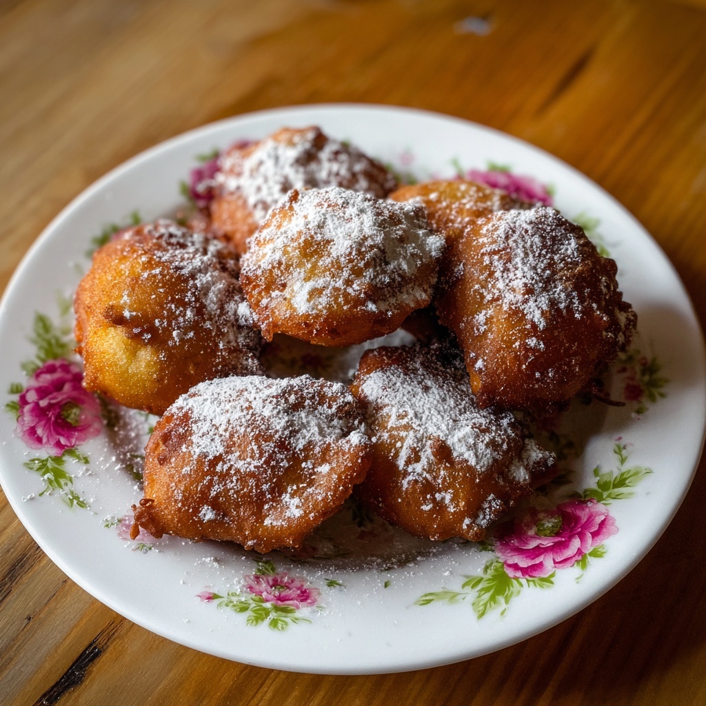 Crispy Cinnamon Apple Fritters Recipe - Recipe Image