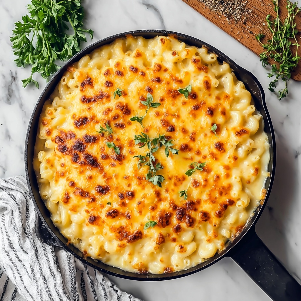 Creamy Homemade Mac and Cheese with Toasted Breadcrumb Topping Recipe - Recipe Image