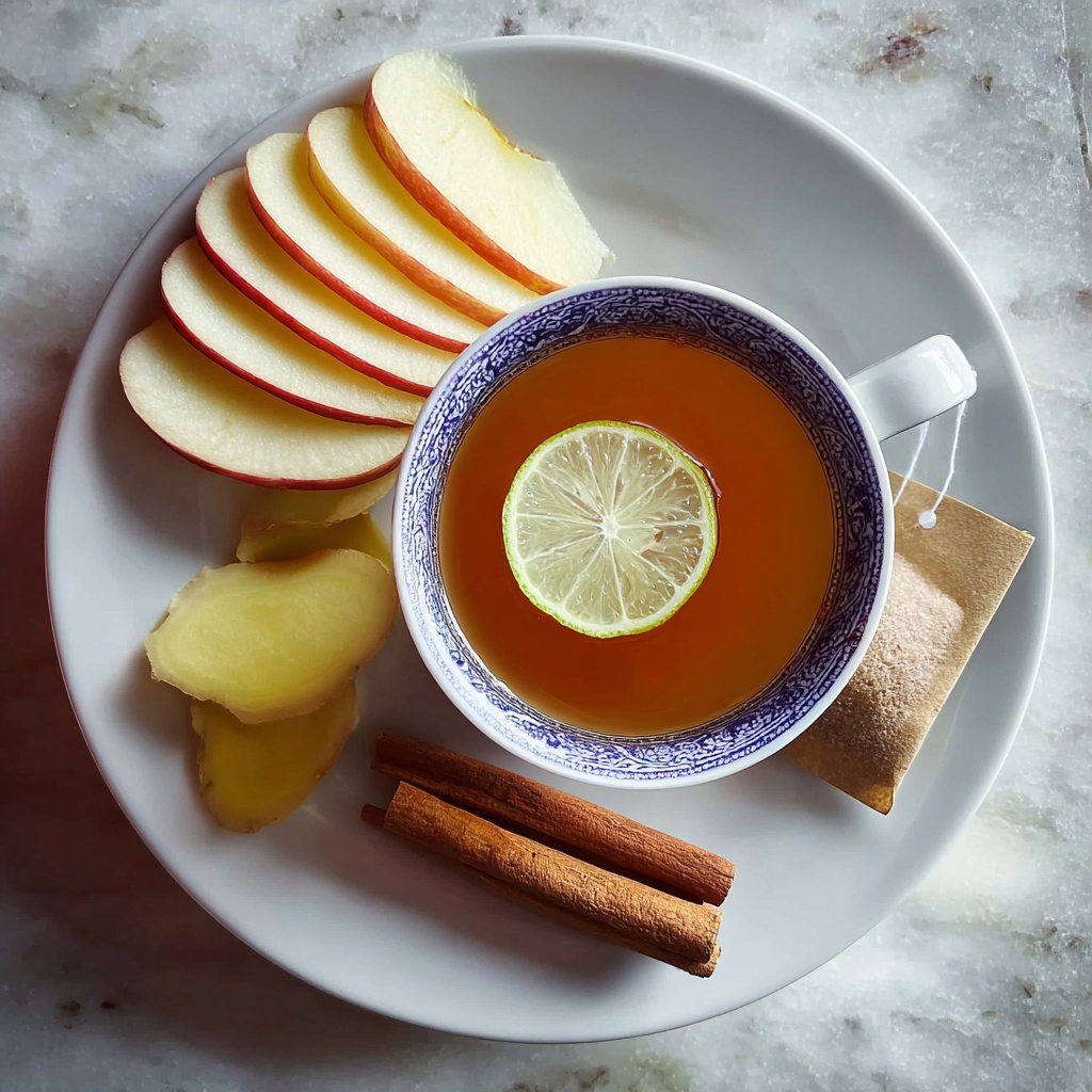 Cinnamon Apple Tea with Ginger Recipe - Recipe Image