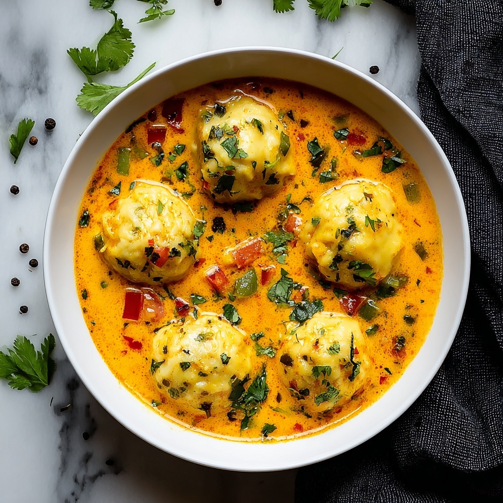Coconut Curry Soup with Dumplings Recipe - Recipe Image