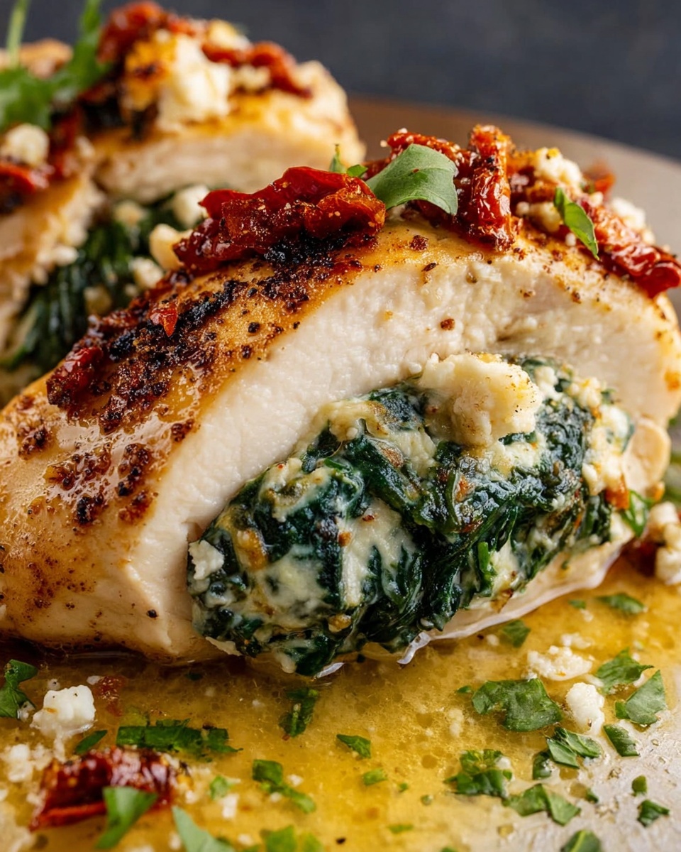 Spinach Stuffed Chicken Breast Recipe - Recipe Image