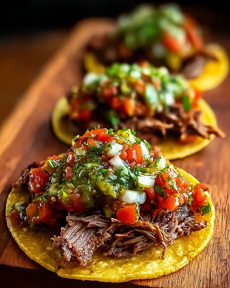 Mexican Tostadas de Carne Asada Recipe - Recipe Image