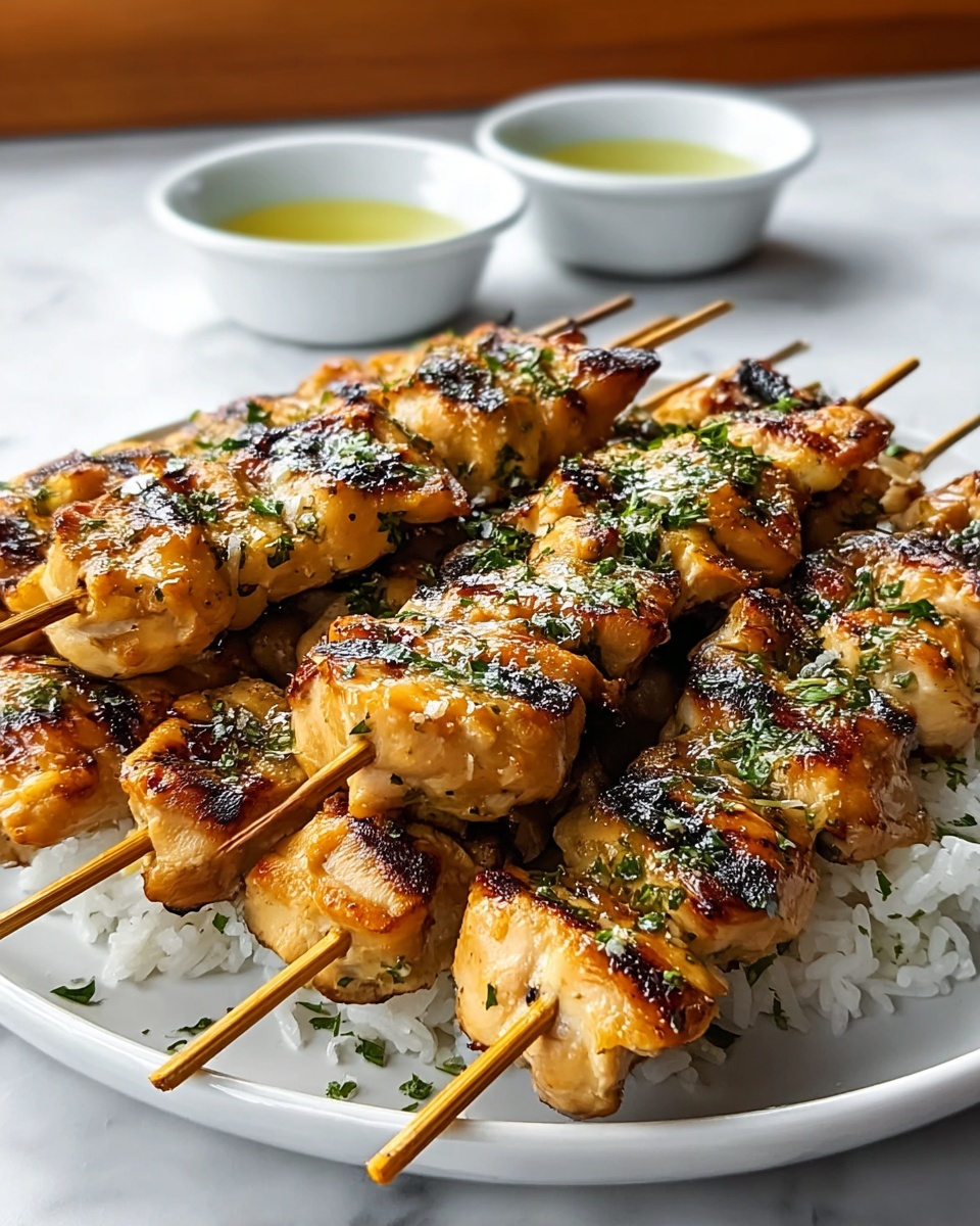 Ranch Garlic Parmesan Chicken Skewers Recipe - Recipe Image