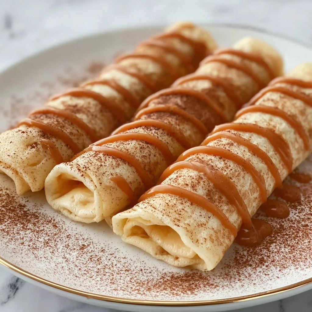 Cinnamon Roll Protein Crepes Recipe - Recipe Image