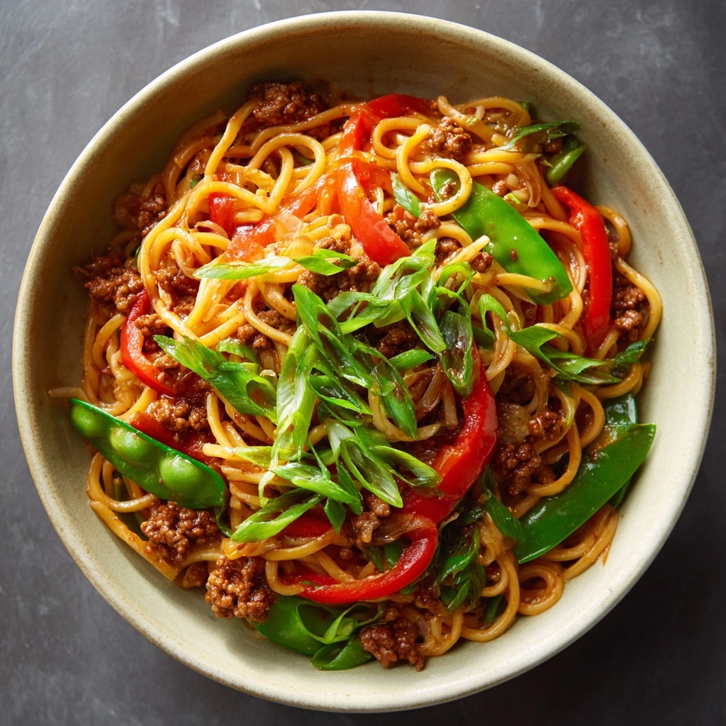 Ground Beef Lo Mein Recipe - Recipe Image