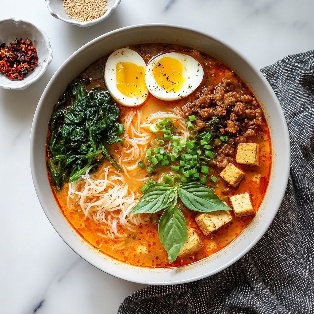 Tan Tan Ramen with Spicy Sesame Broth and Pork Recipe - Recipe Image