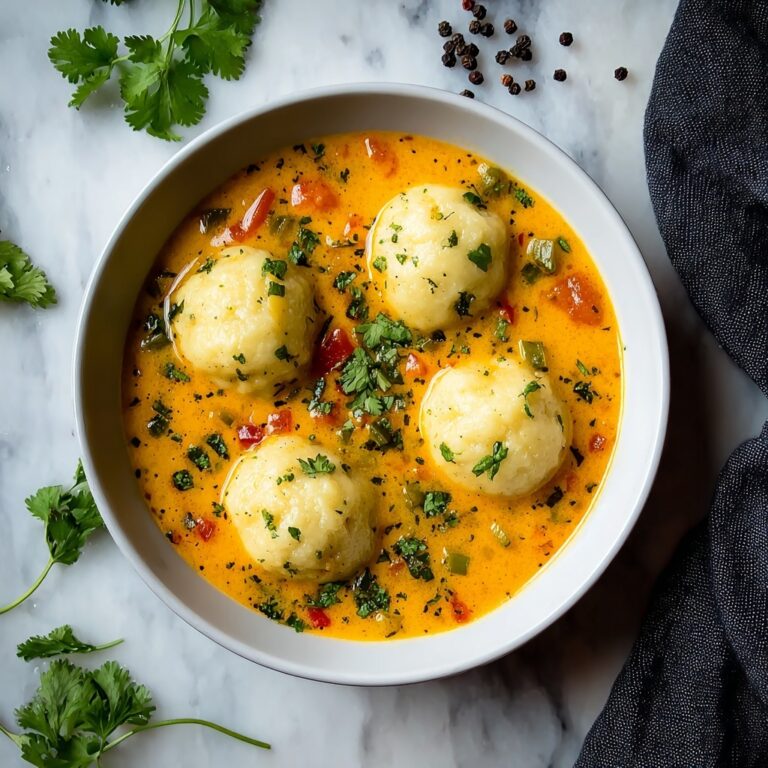 Coconut Curry Soup with Dumplings Recipe
