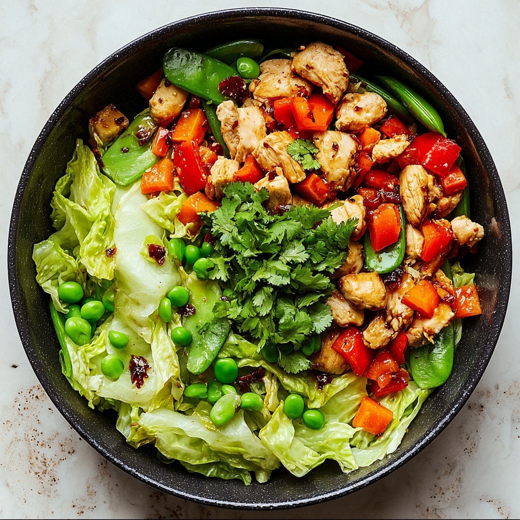 Chinese Chicken Cabbage Stir-Fry Recipe - Recipe Image