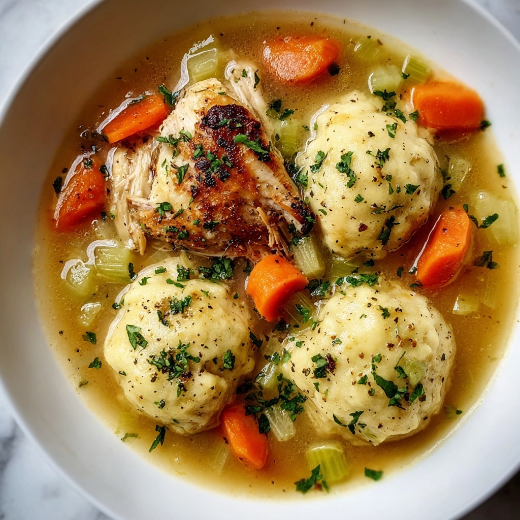 Creamy Chicken and Homemade Dumplings Recipe - Recipe Image