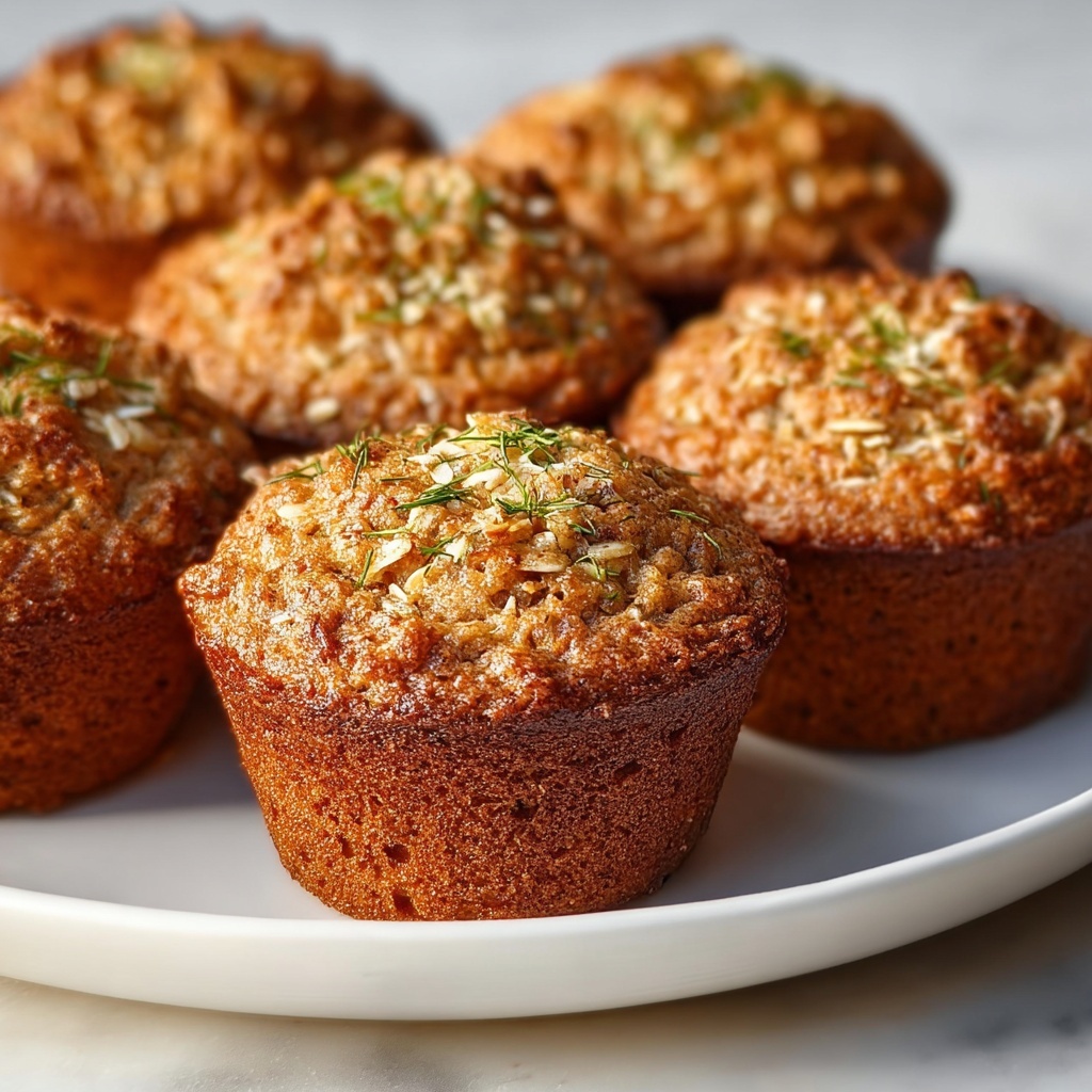 Zucchini Oatmeal Muffins Recipe - Recipe Image