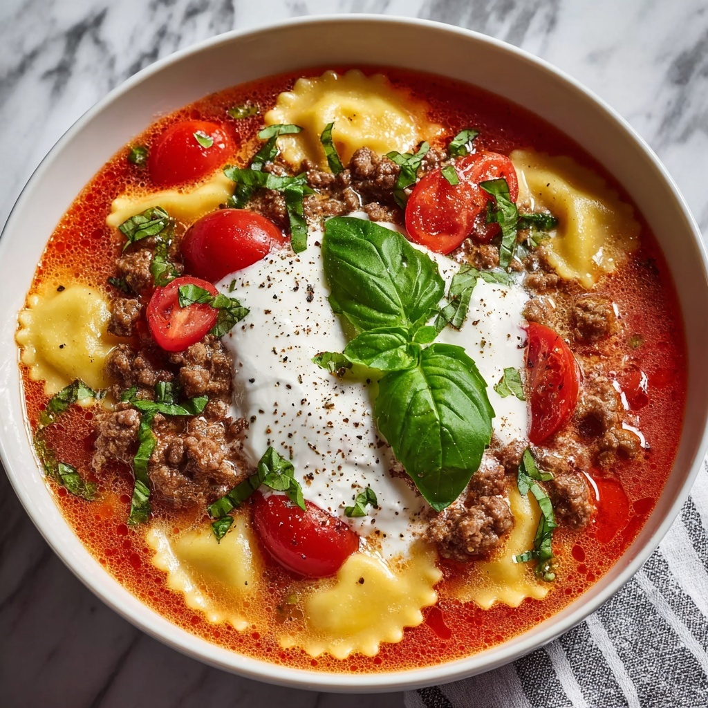 Crockpot Lasagna Soup Recipe - Recipe Image