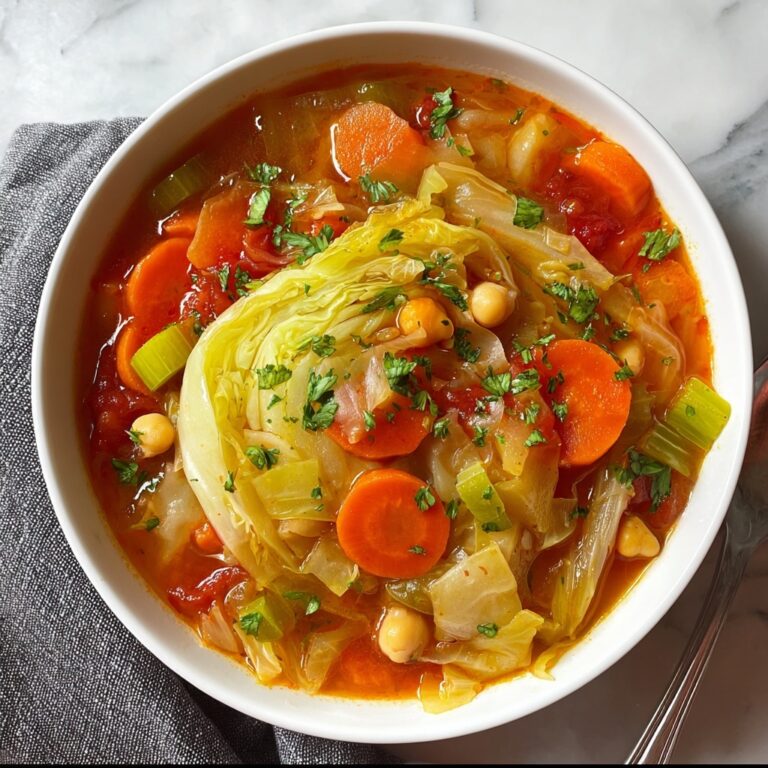 Hearty Spiced Vegetable Cabbage Soup Recipe