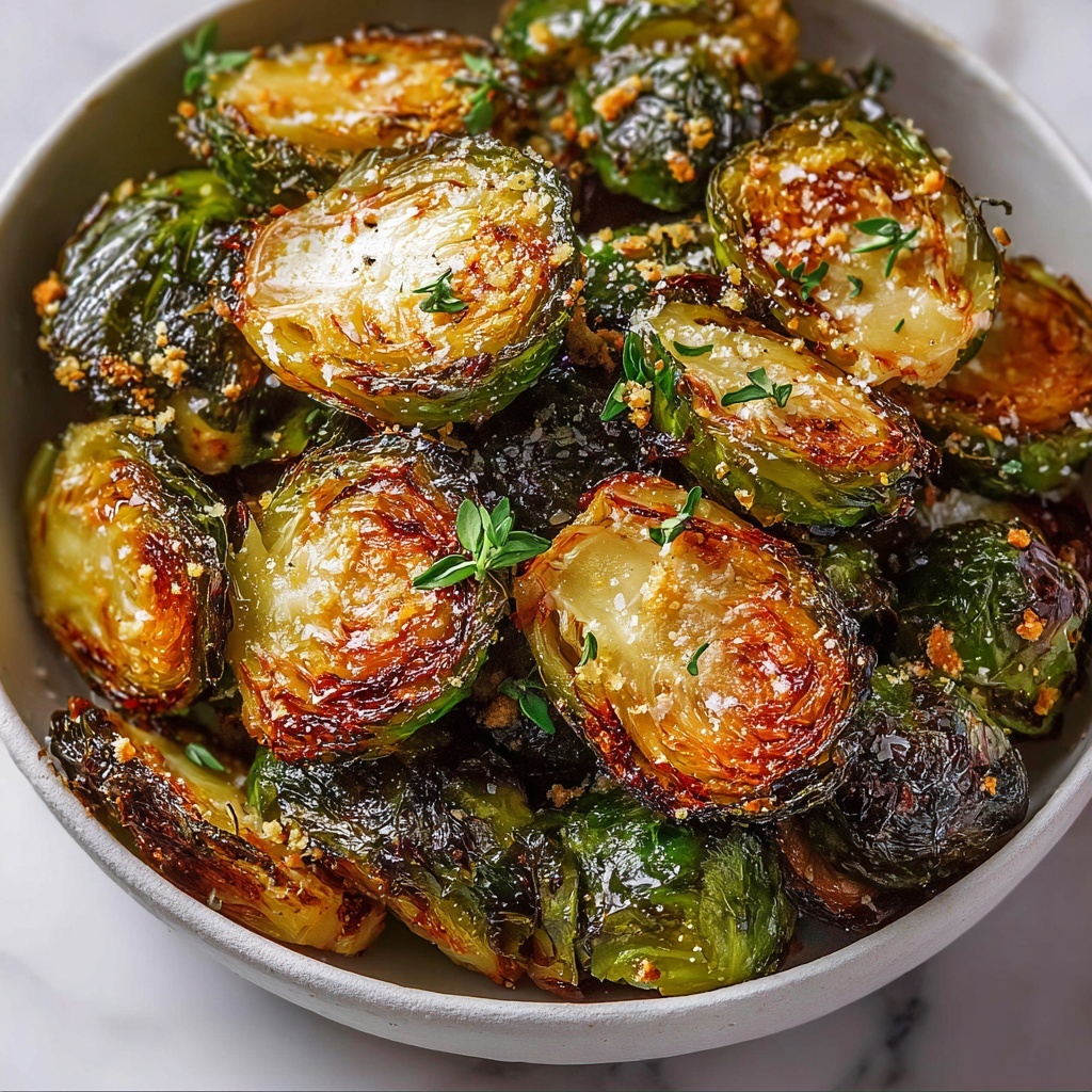 Garlic Parmesan Brussels Sprouts Recipe - Recipe Image