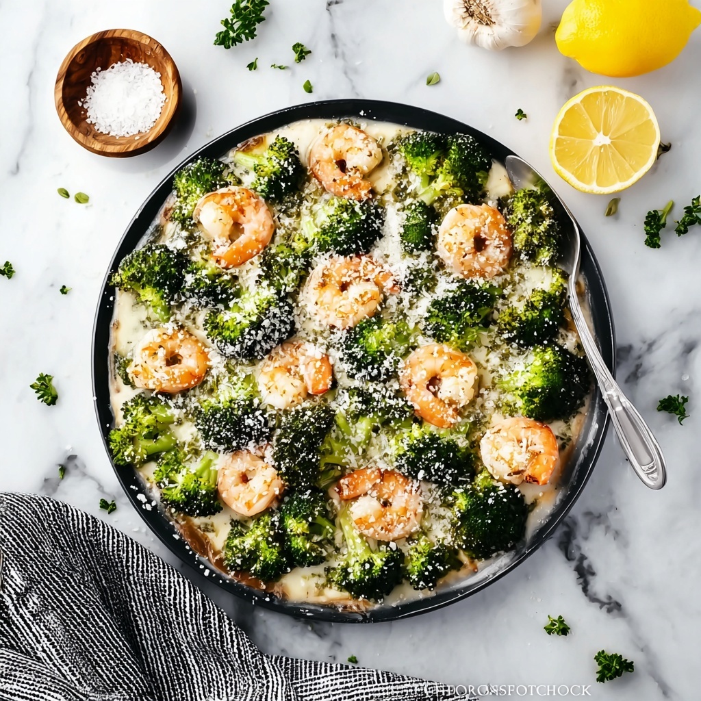 Garlic Butter Shrimp with Broccoli Recipe - Recipe Image
