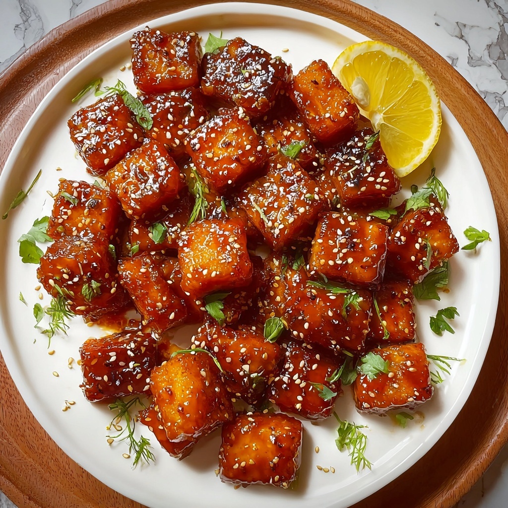 Crispy Air Fryer Honey Garlic Salmon Bites Recipe - Recipe Image