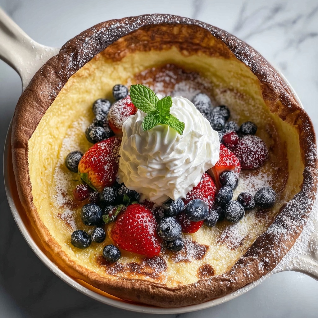 Dutch Baby with Maple Whipped Cream Recipe - Recipe Image
