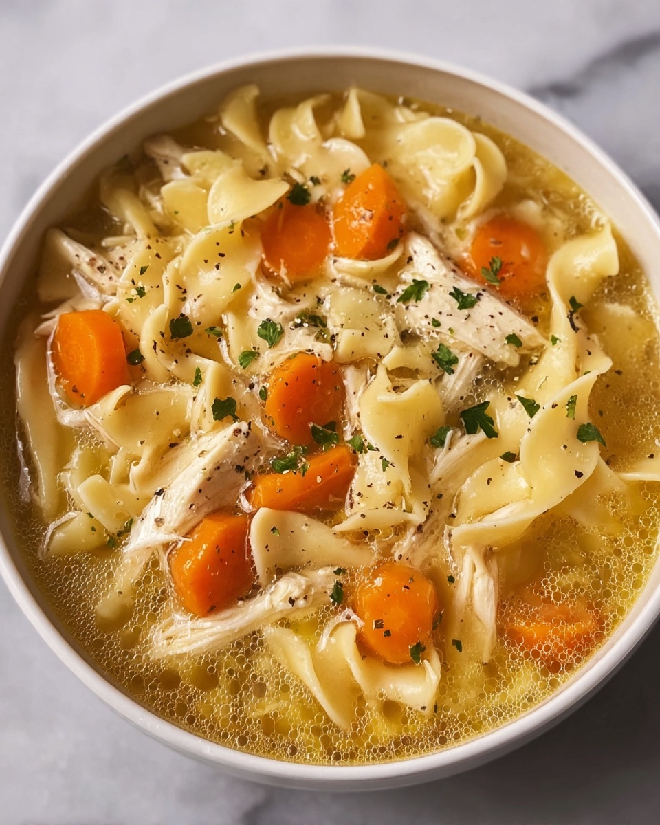 Creamy Chicken Noodle Soup in the Crock Pot Recipe - Recipe Image