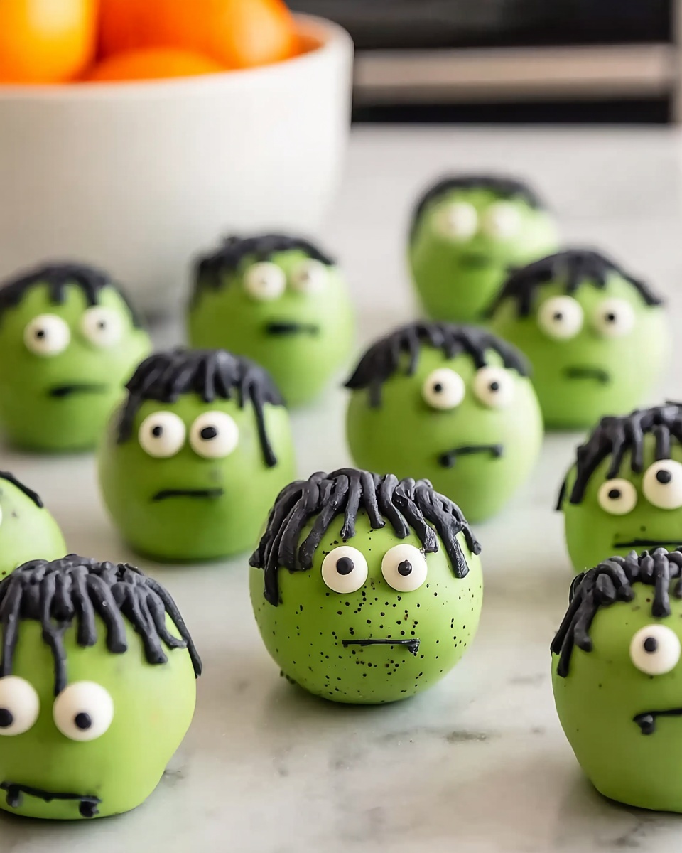 Fun and Easy Frankenstein Oreo Balls Recipe for Halloween Recipe - Recipe Image