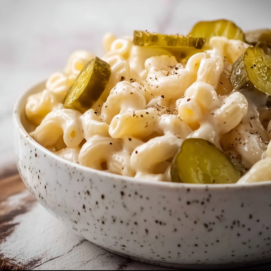Classic Dill Pickle Macaroni Salad Recipe - Recipe Image