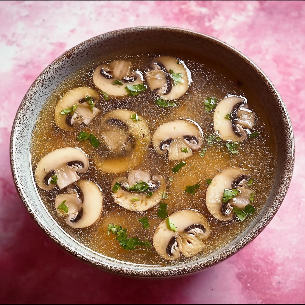 Japanese Clear Mushroom Soup Recipe - Recipe Image