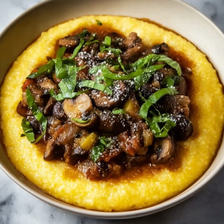 Mushroom Ragù with Polenta Recipe