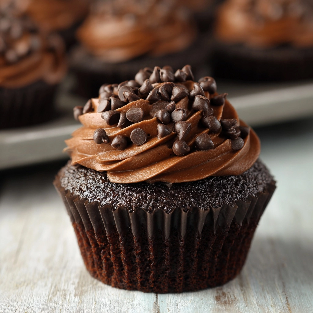 Ultimate Double Chocolate Cupcakes Recipe - Recipe Image