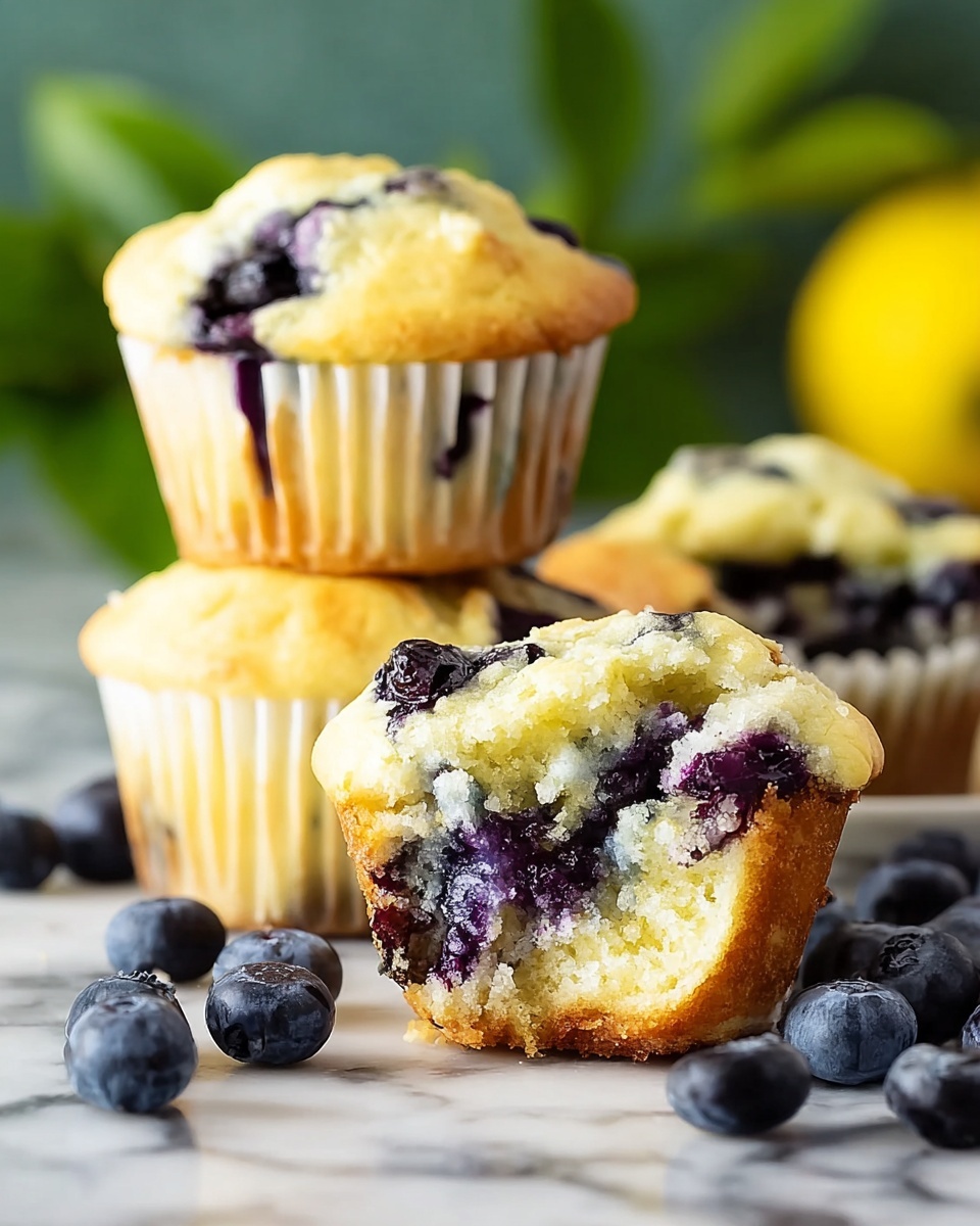 Lemon Blueberry Muffins Recipe - Recipe Image