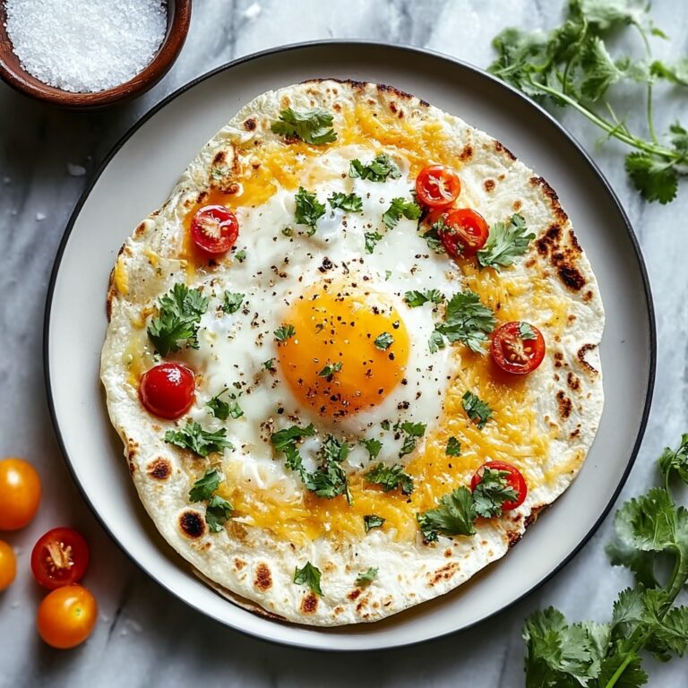 Fried Egg Quesadilla with Salsa and Cheese Recipe