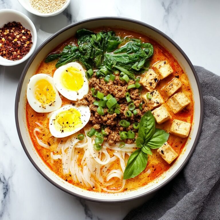 Tan Tan Ramen with Spicy Sesame Broth and Pork Recipe