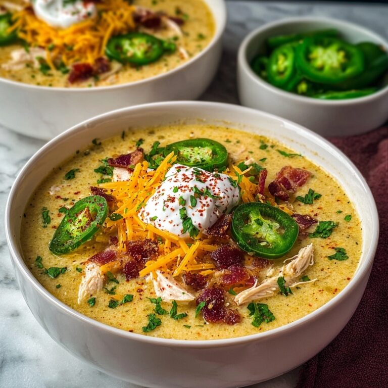 Spicy Jalapeño Popper Chicken Soup Recipe