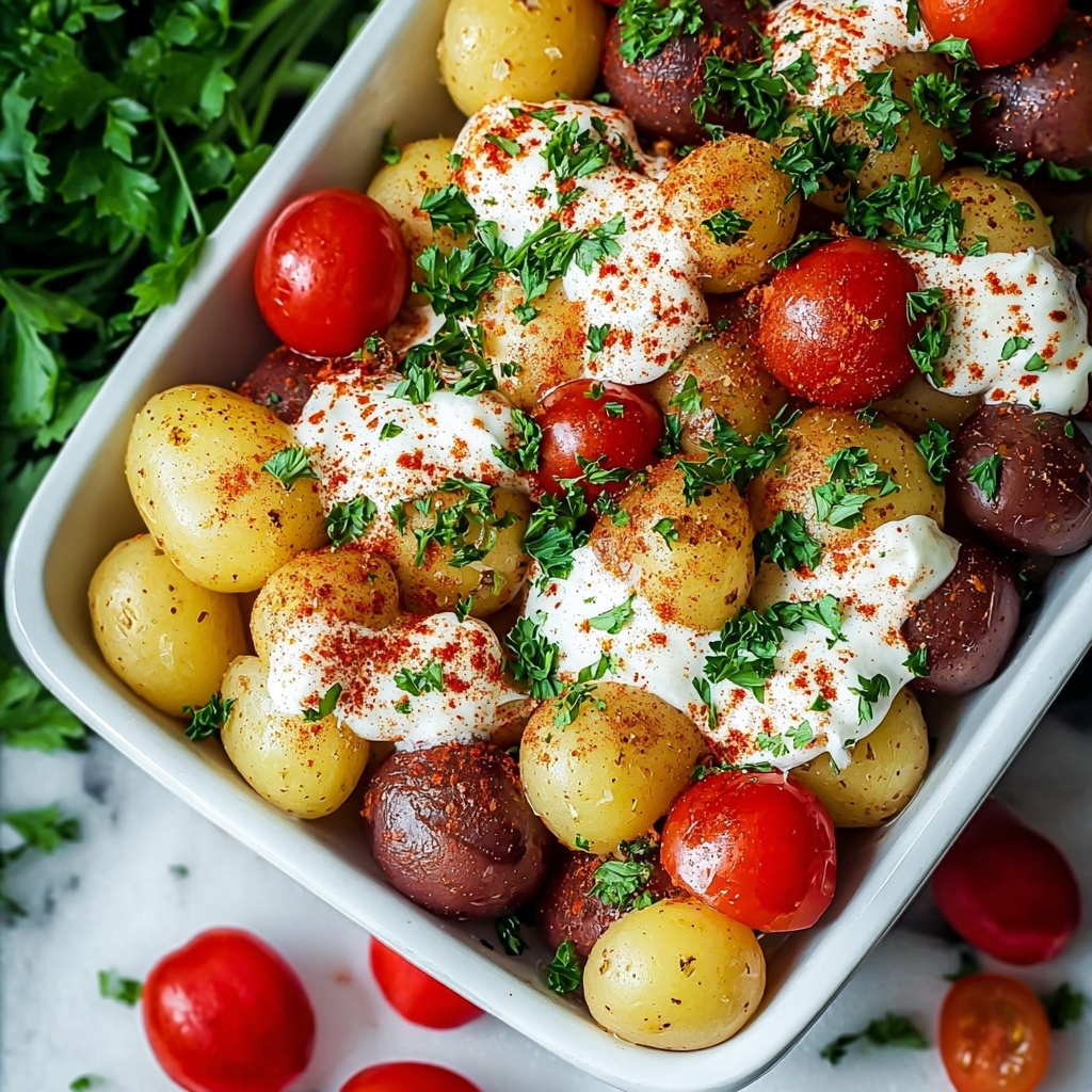 Classic Potato Salad with Hard-Boiled Eggs and Fresh Parsley Recipe - Recipe Image