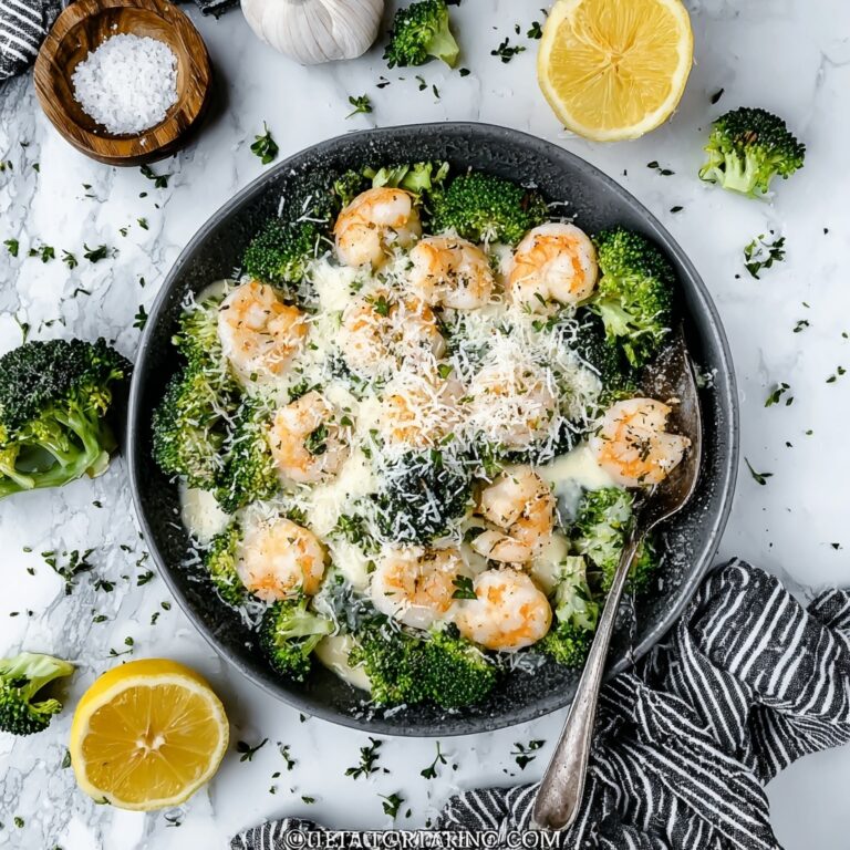 Garlic Butter Shrimp with Broccoli Recipe