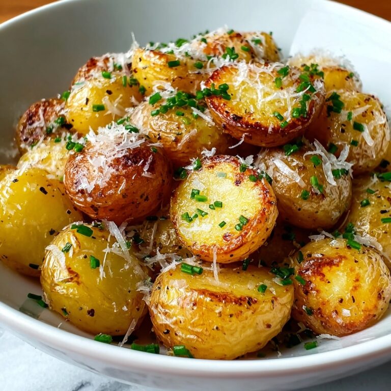 Creamy Garlic Roasted Baby Potatoes Recipe