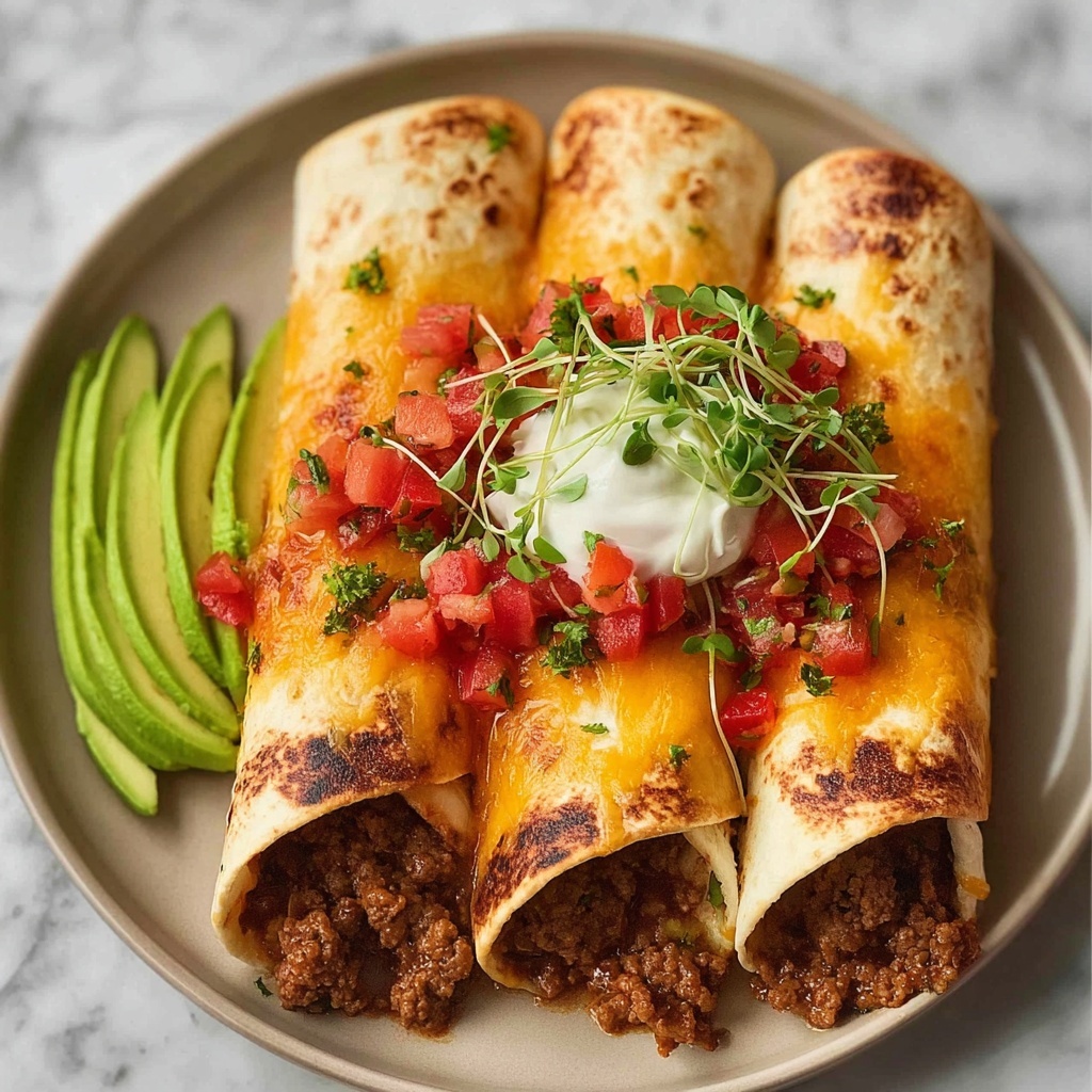 Stuffed Beef Burrito Recipe - Recipe Image
