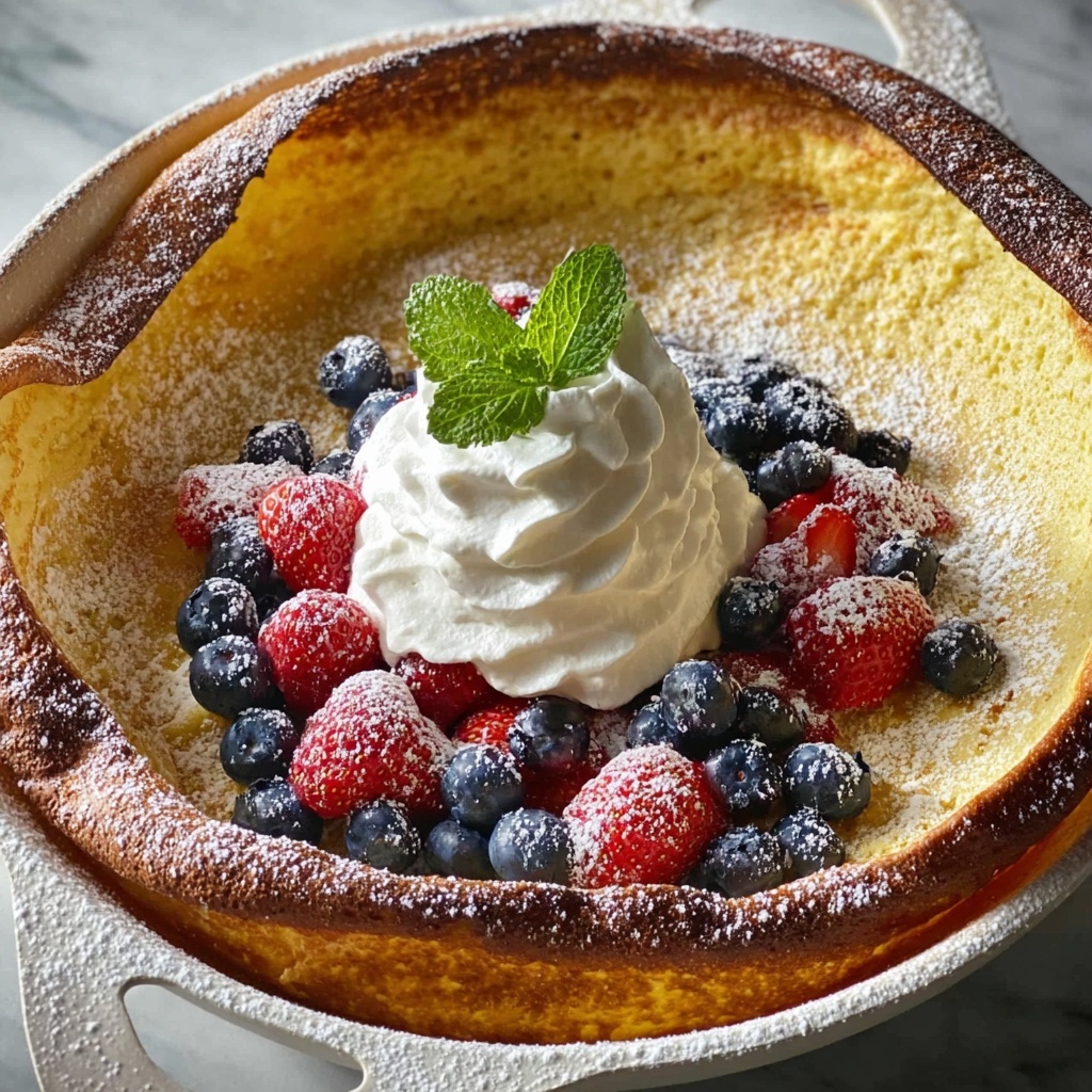 Dutch Baby with Maple Whipped Cream Recipe - Recipe Image