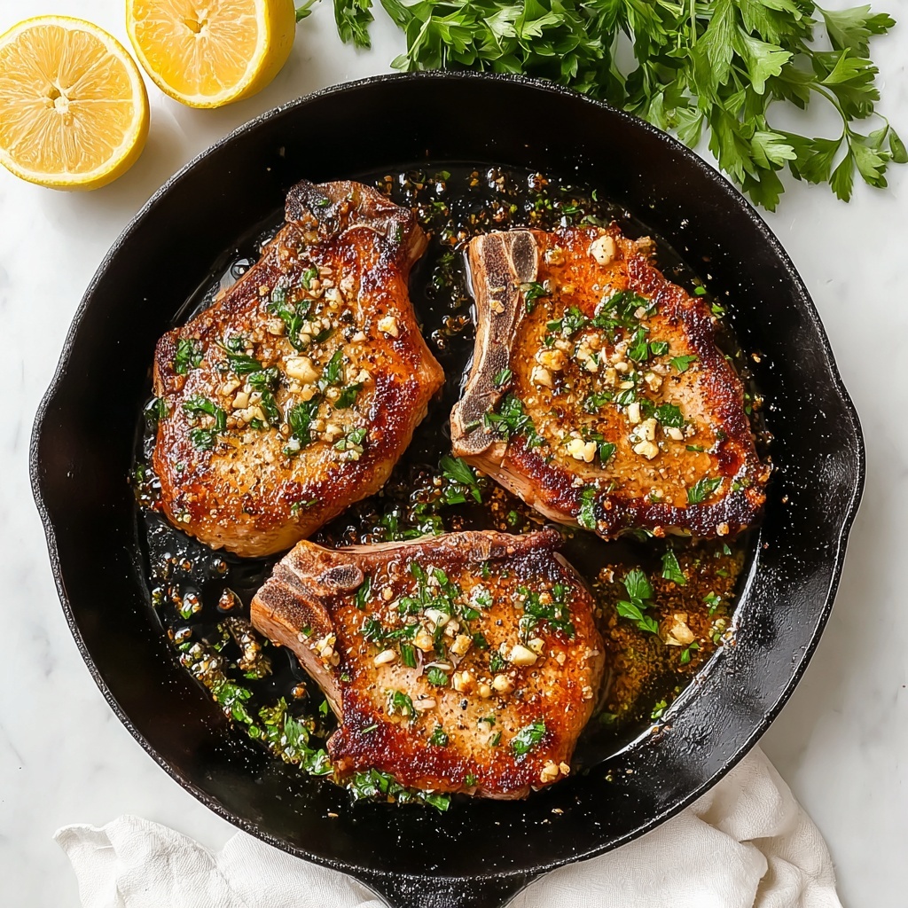 Crispy Garlic Parmesan Pork Chops Recipe - Recipe Image